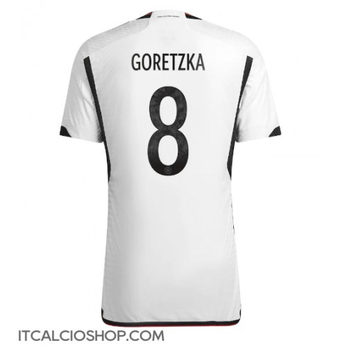 Germania Leon Goretzka #8 Prima Maglia Mondiali 2022 Manica Corta